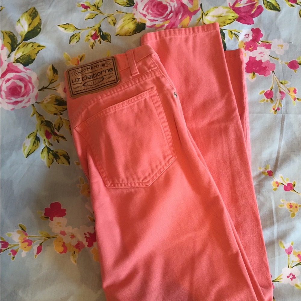 Liz Claiborne Pink jeans high waist!